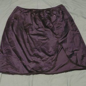 Black slip skirt